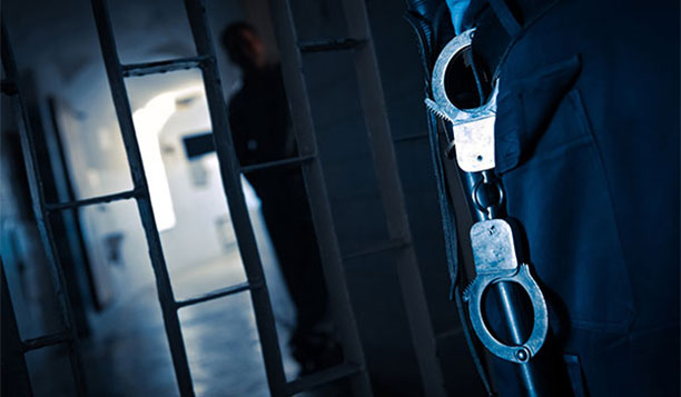 Officer with handcuffs