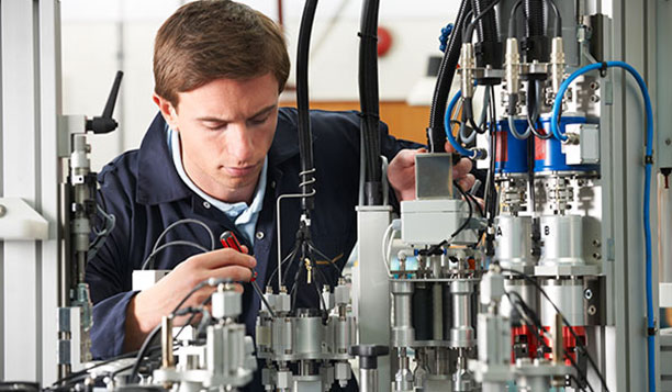 Person working on circuits