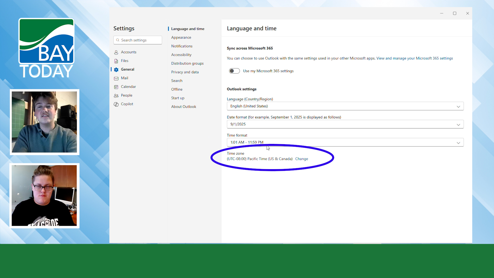 Today Anchors Tom Kluka and Abe Wessel explain how to fix incorrect email time zone settings in Outlook.