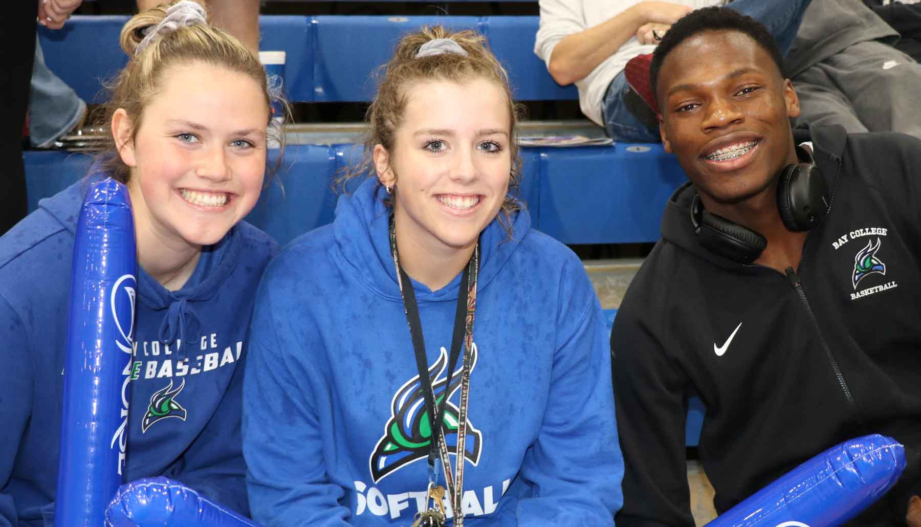 Bay College students