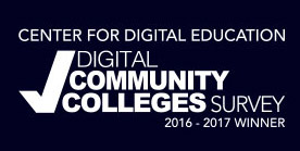 Center for Digital Education Survey Winner 2016 Logo, Military Friendly School Award Logo
