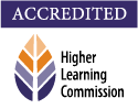Accredited Higher Learning Commission logo