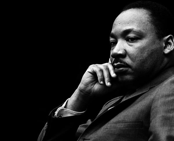 A Black and White Photo of Dr. Martin Luther King, Jr.