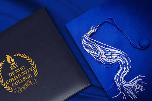 Diploma and Graduation Cap
