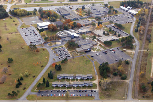 Main campus aerial photo